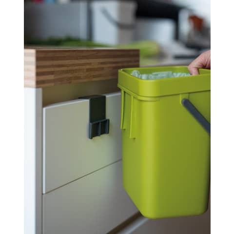 Pattumiera per rifiuti organici Perfetto capienza 5 L ''GINO'' muschio 29100